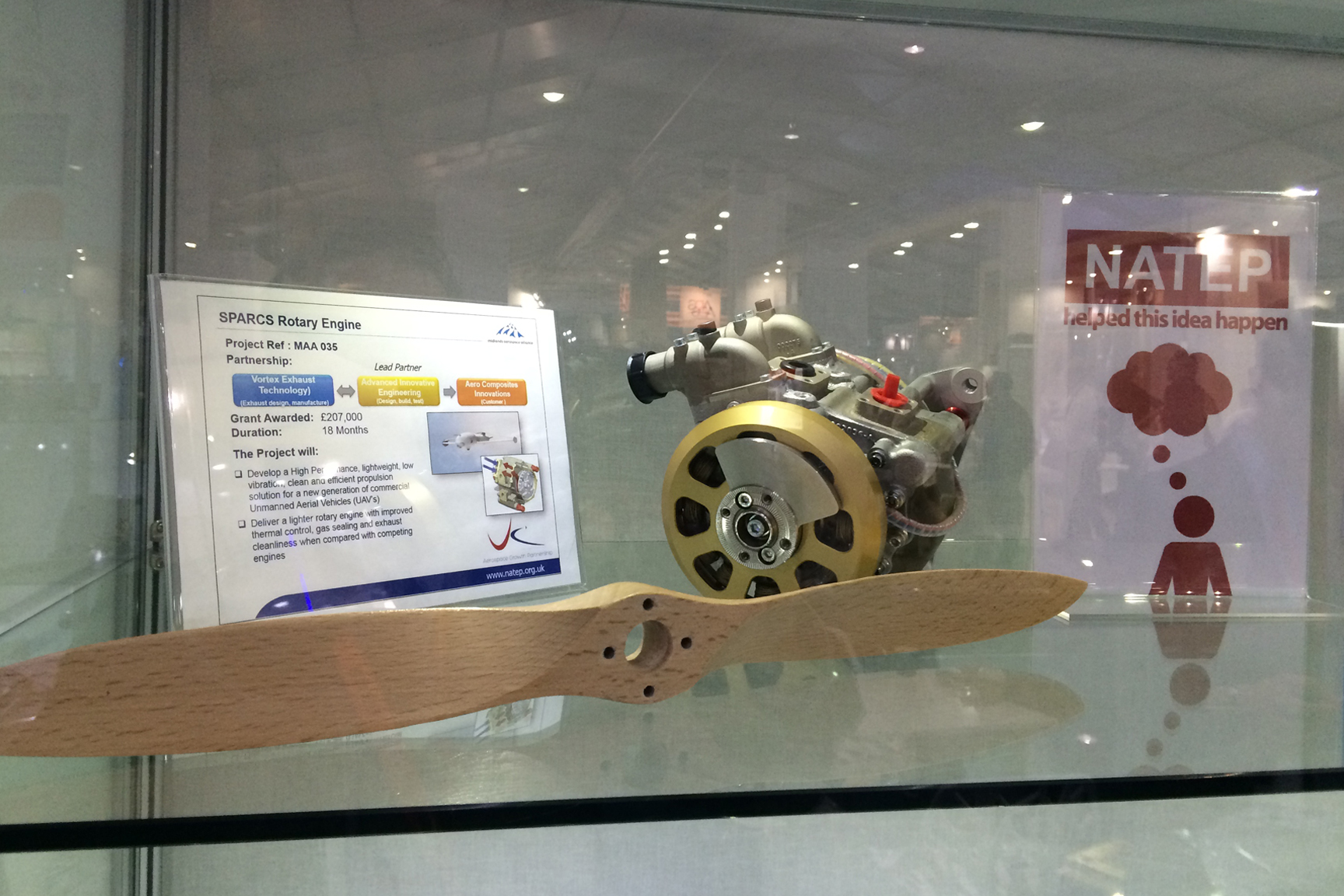 40S UAV Rotary Engine Ready for NATEP Showcase