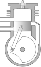 Two-Sroke Piston Engine Diagram