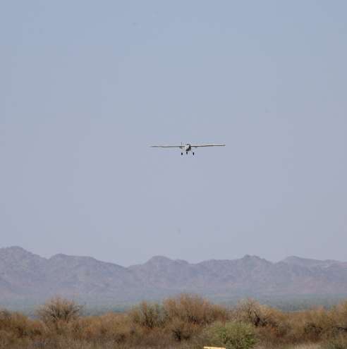 US Air Force Research Laboratory AFRL UAV engine Flight Testing - Flying image