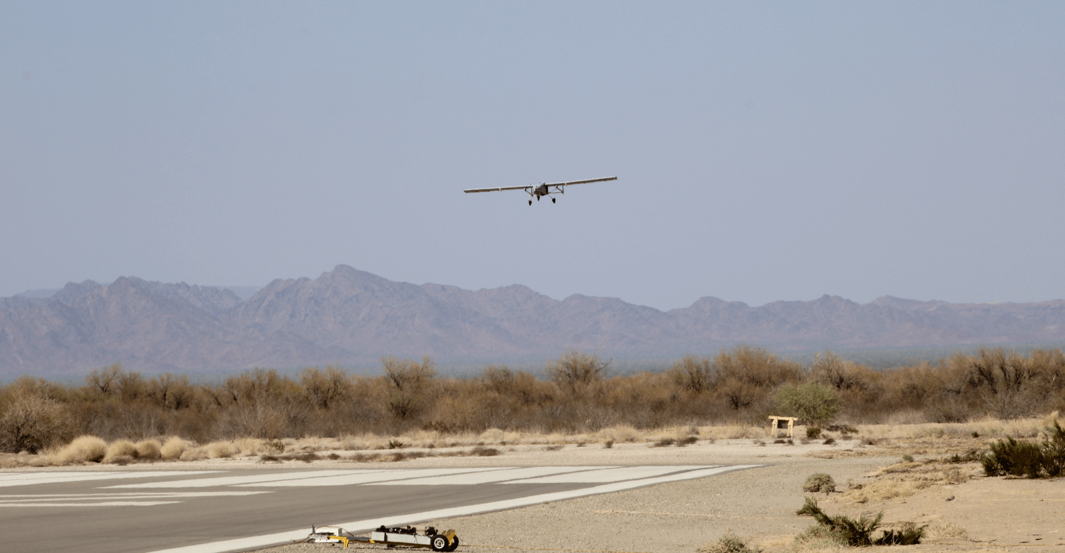 US Air Force Research Laboratory AFRL UAV engine Flight Testing - Flying main image